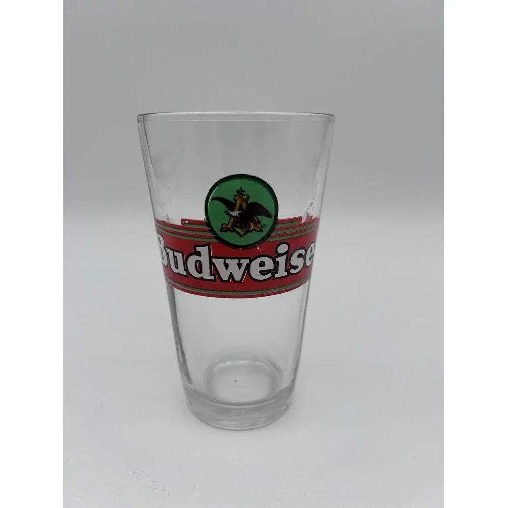 Budweiser Vintage Logo Pint Glass Retro Beer Glass King Of Beers